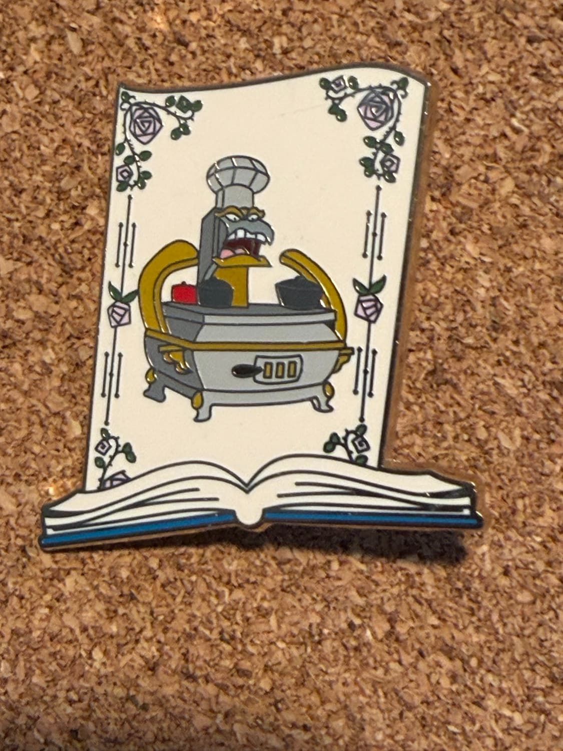 Stove (Chef Bouche) - Beauty and the Beast 30th Anniversary Mystery Pin