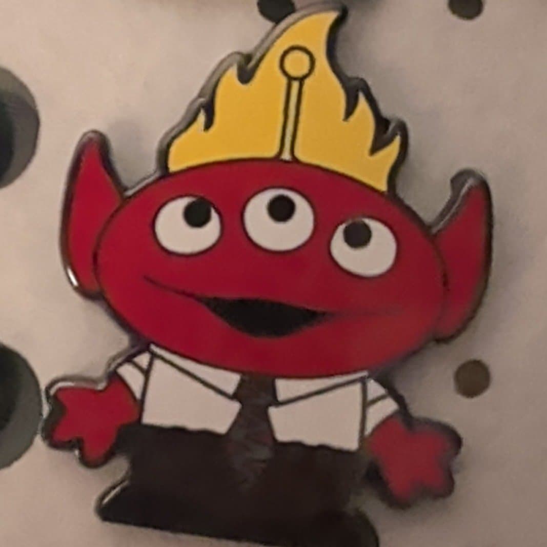 Loungefly Disney Pixar Blind Box Pin Red Flame Fire Alien Toy Story