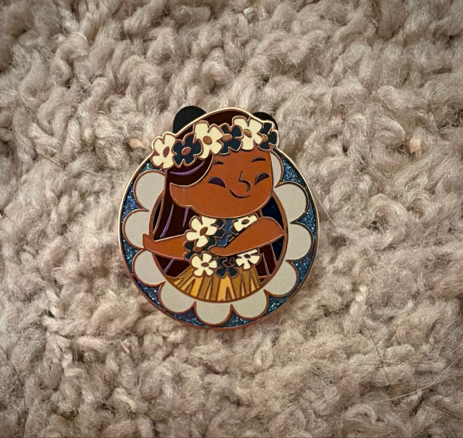 It's a Small World 60th Anniversary Mystery Pin - Hawaiian Child front