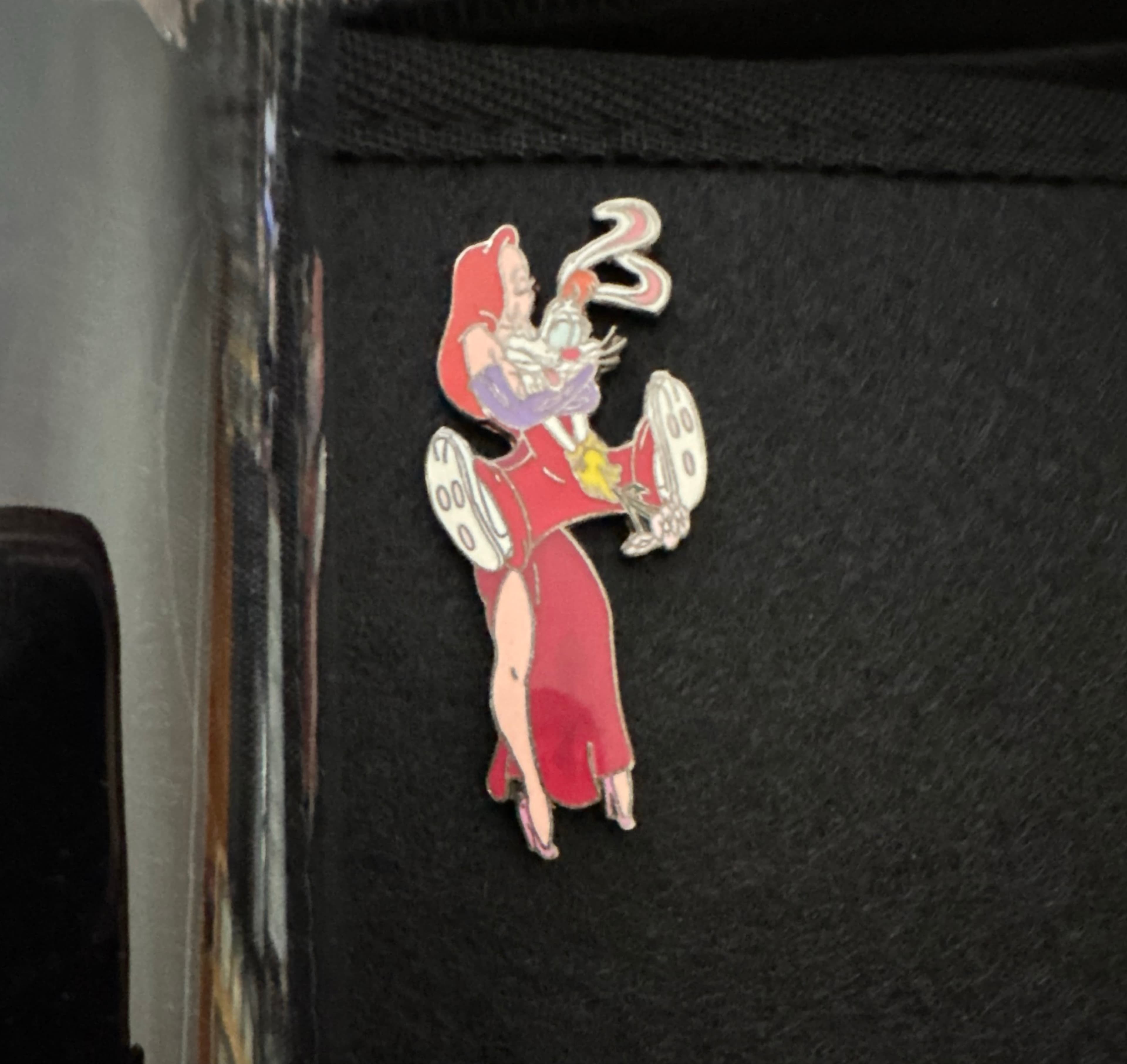Jessica Rabbit Holding Roger Rabbit Pin