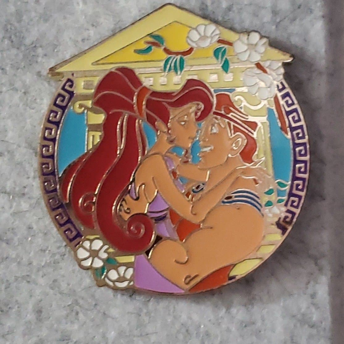 Loungefly Disney Hercules Meg & Hercules Hug Enamel Pin