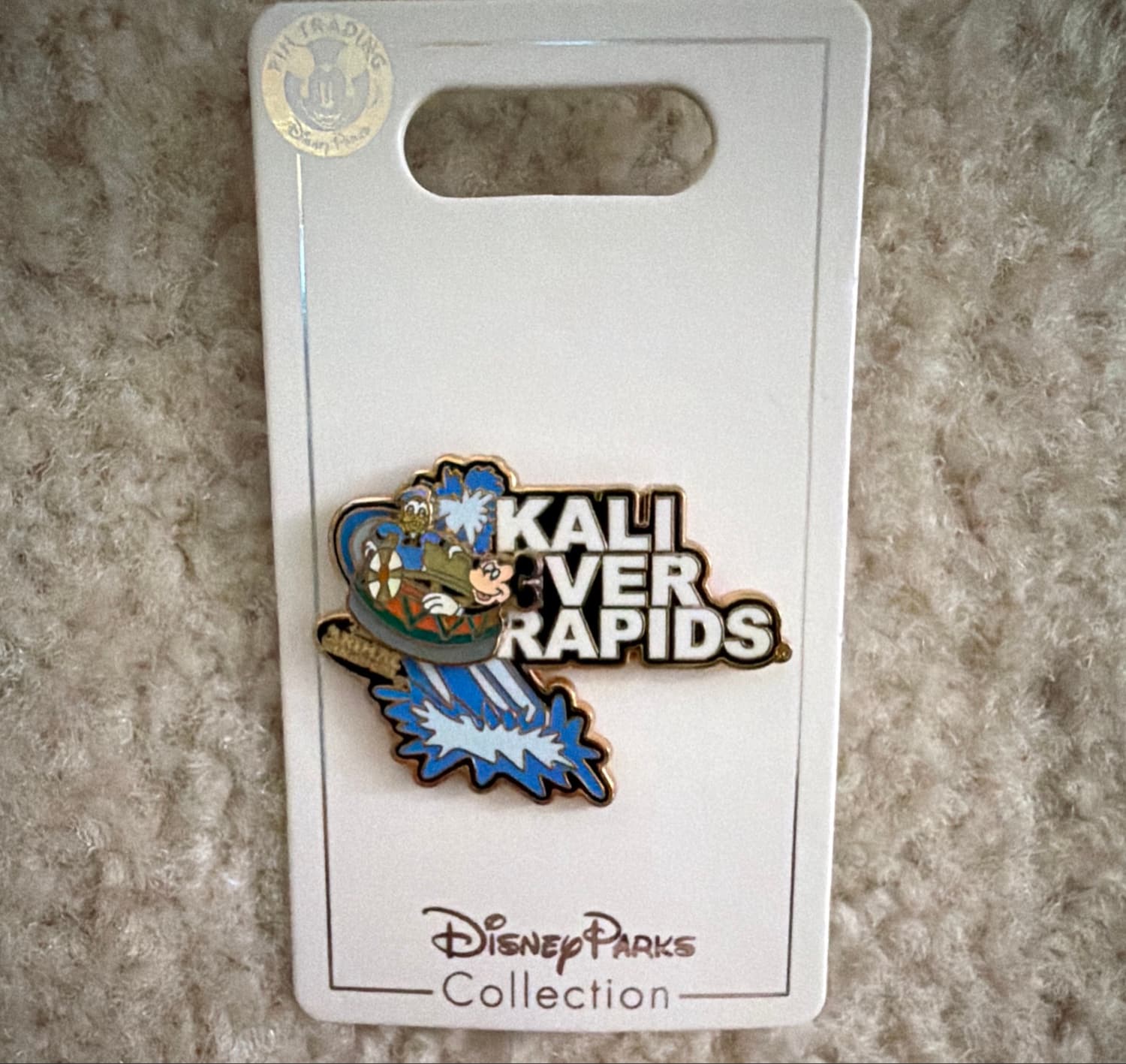 Mickey Mouse & Donald Duck Kali River Rapids Slider Pin