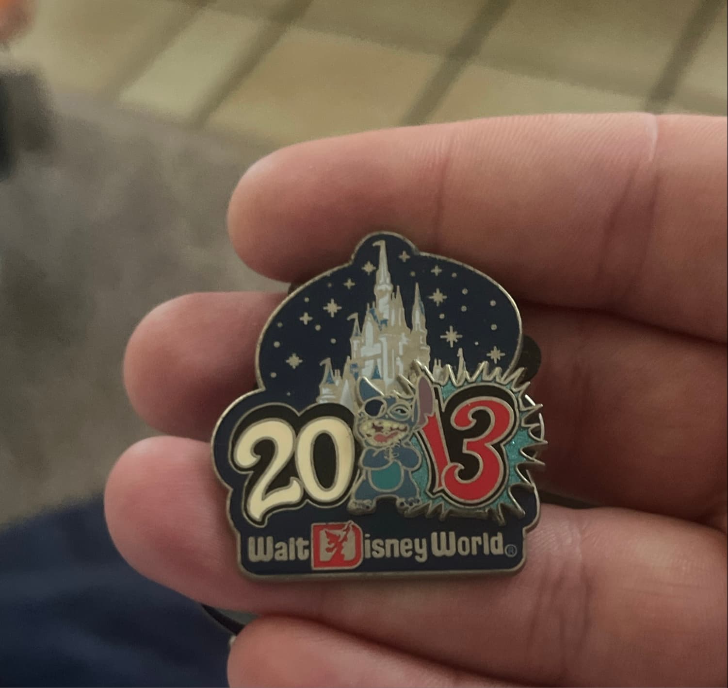 Stitch with Cinderella Castle