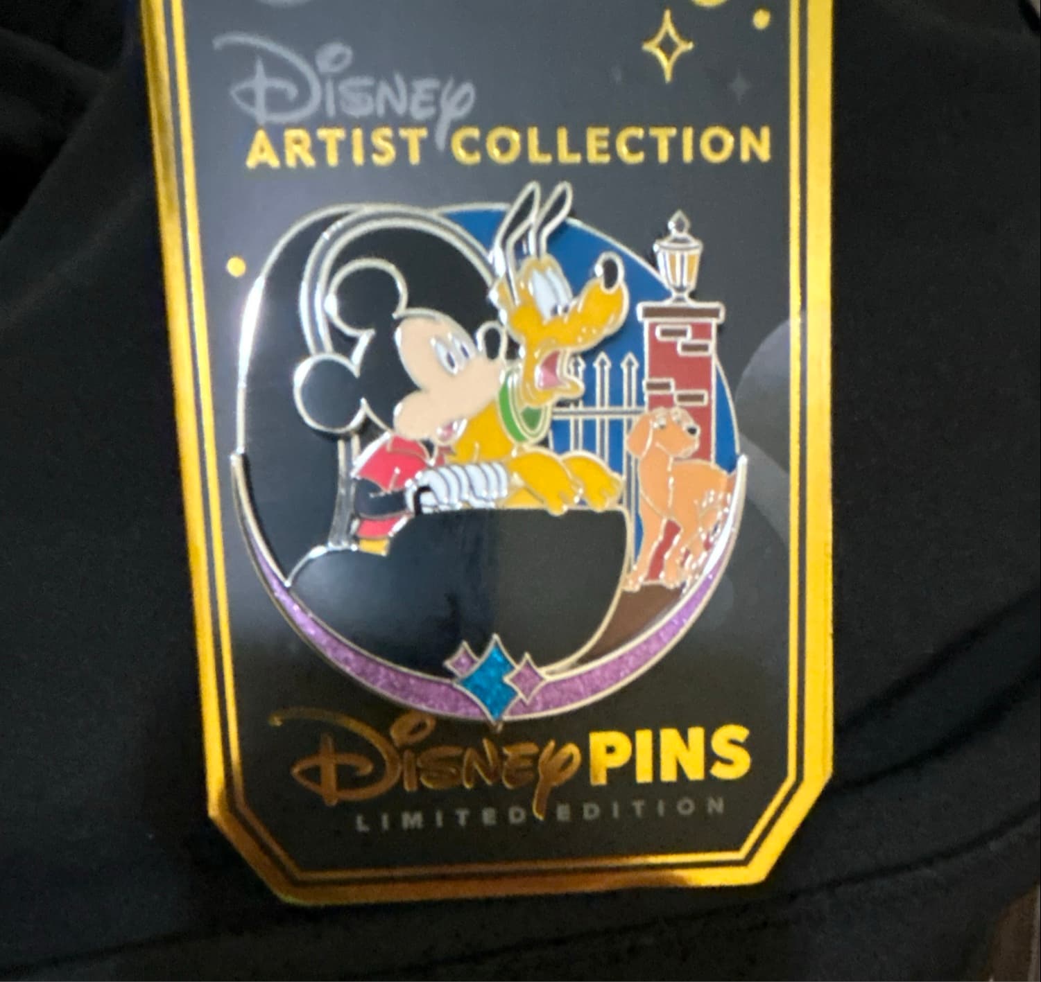 Mickey Mouse and Pluto with Puppy Artist Collection Limited Edition Pin
