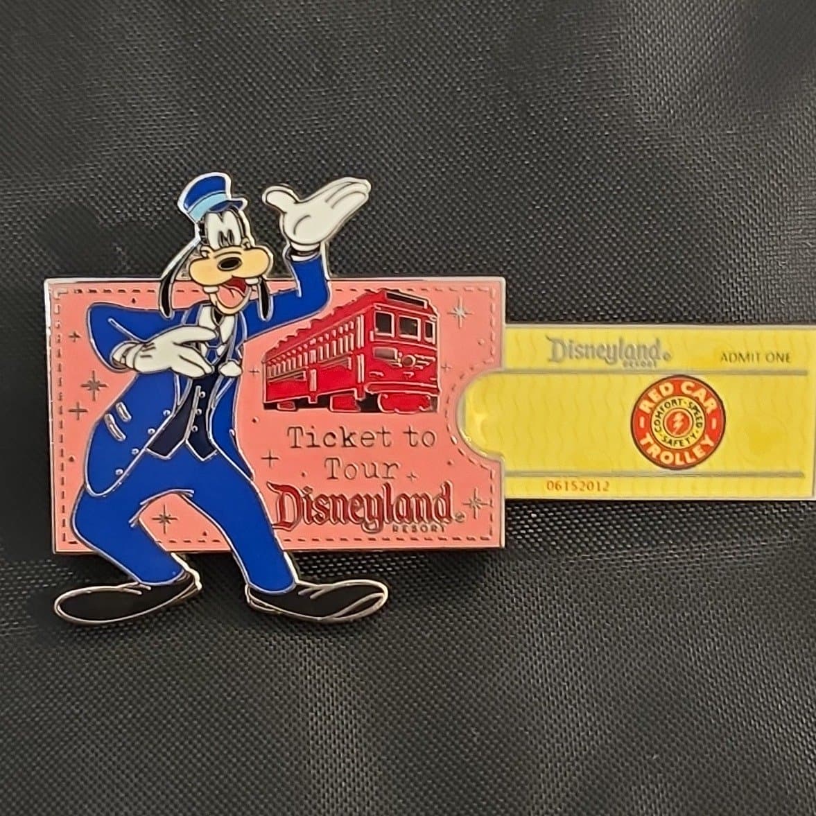Red Car Trolley - Goofy front