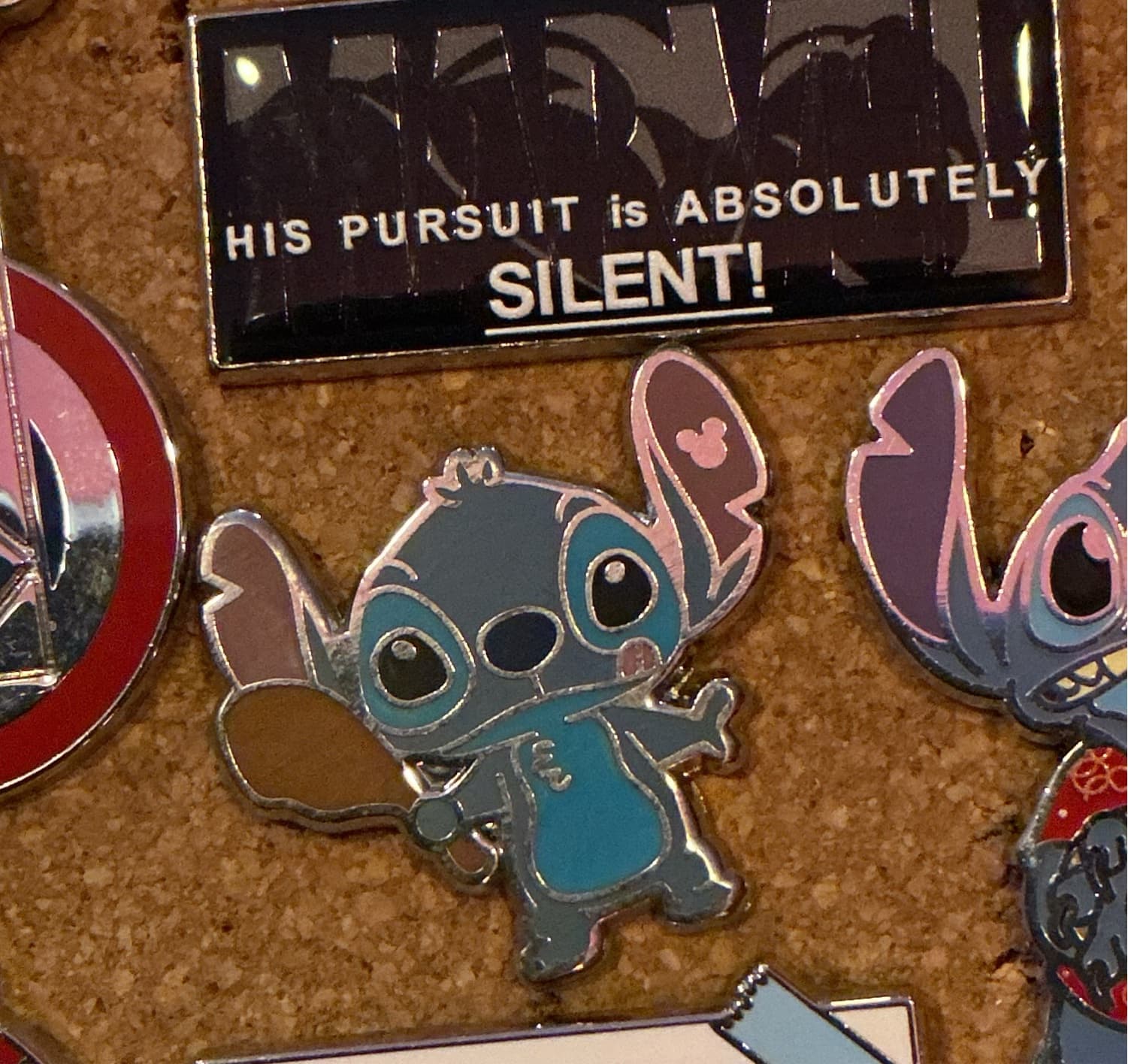Stitch with Turkey Leg Hidden Mickey l front