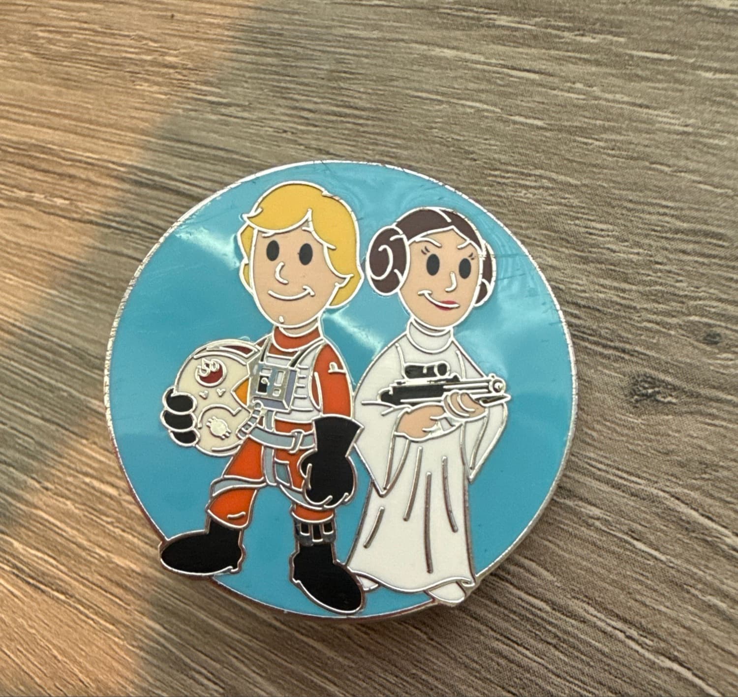 Luke Skywalker Princess Leia Star Wars Cute Duos Starter Pin