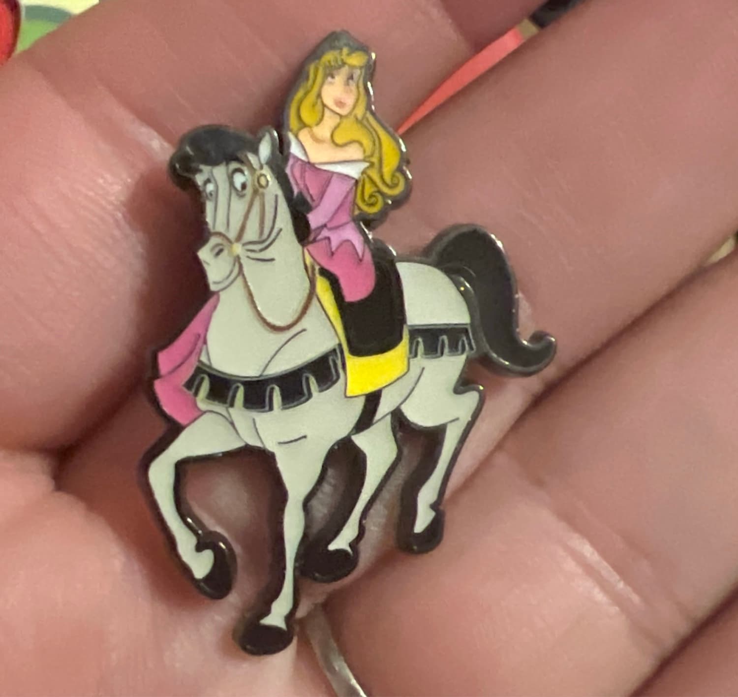 Disney Auctions Sleeping Beauty Aurora and Horse Pin