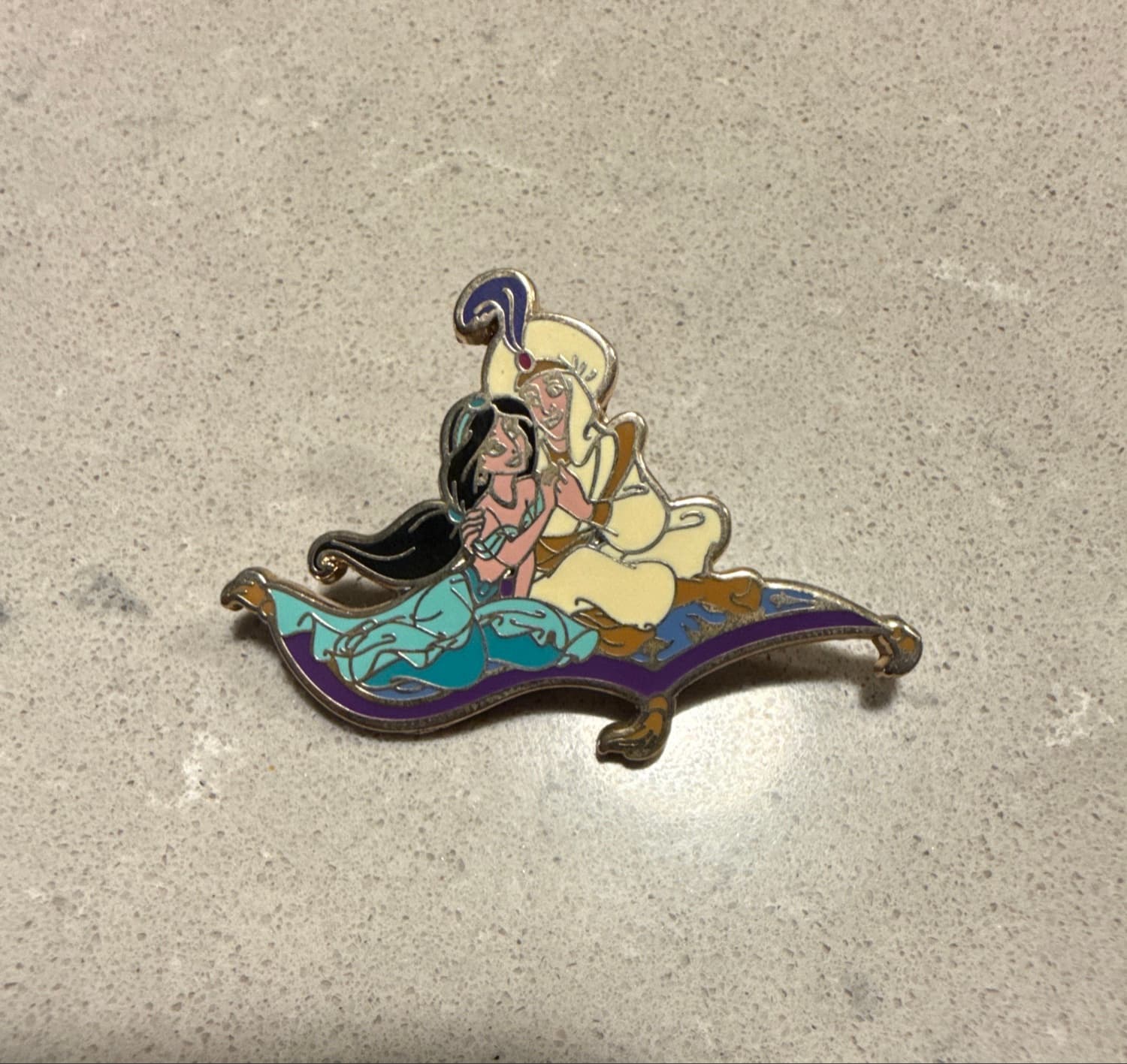 Aladdin and Jasmine on Magic Carpet front