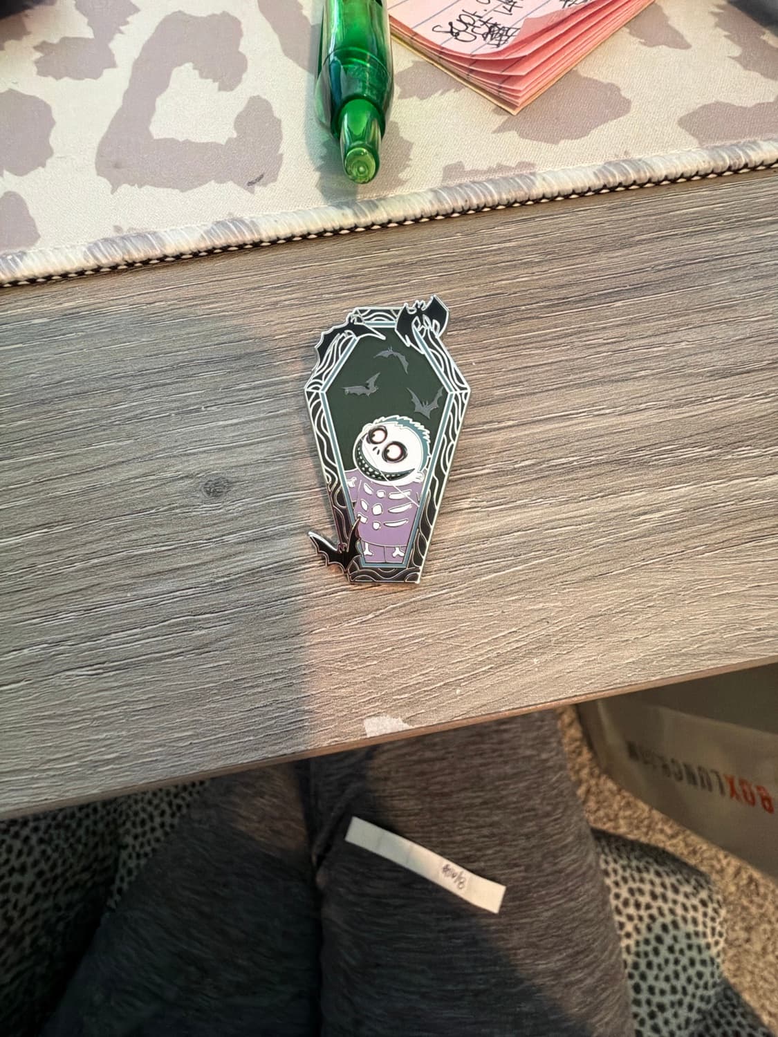 The Nightmare Before Christmas Barrel Coffin Pin