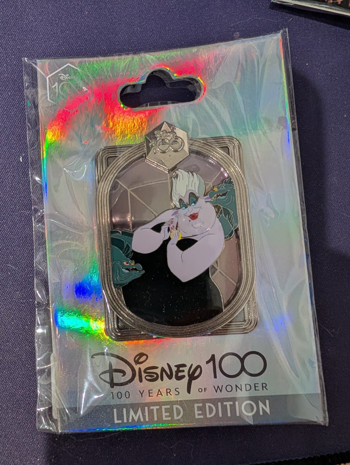 Disney DEC 100 Years of Wonder Ursula The Little Mermaid Limited Edition Pin front