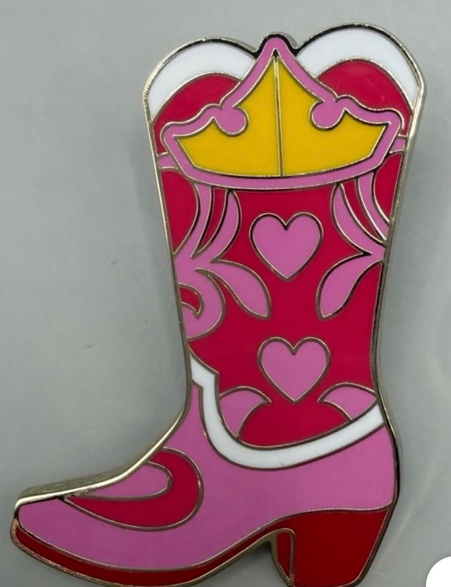Princess Aurora Cowboy Boot Mystery Pin