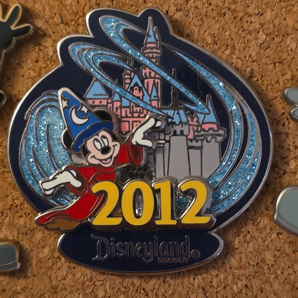 Sorcerer Mickey Mouse 2012 Dated Pin - Disneyland Resort