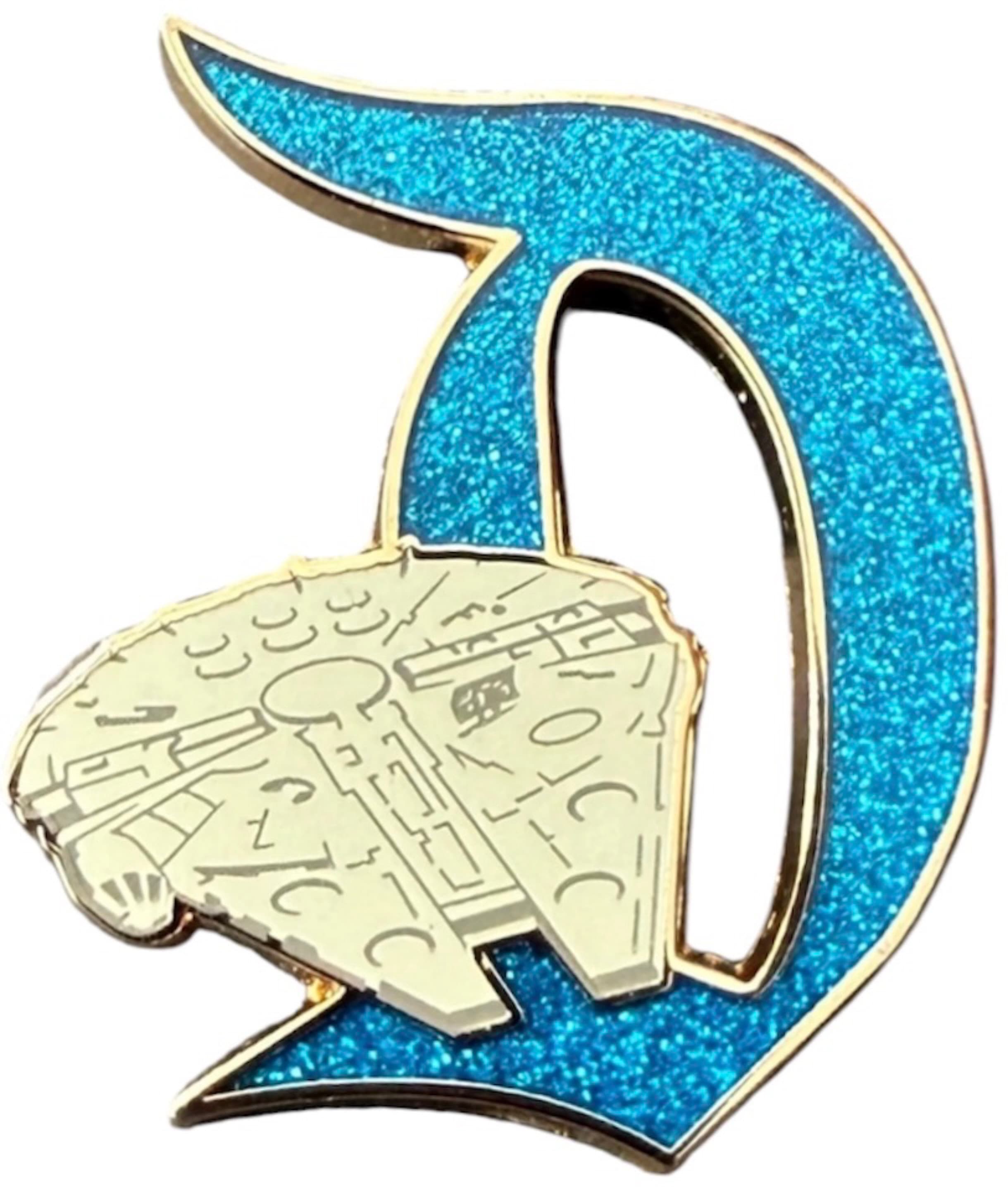 Millennium Falcon Disneyland D - Gold front