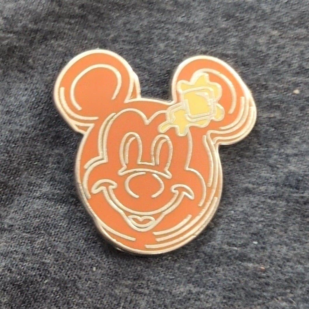Mickey Mouse Waffle with Butter Pin