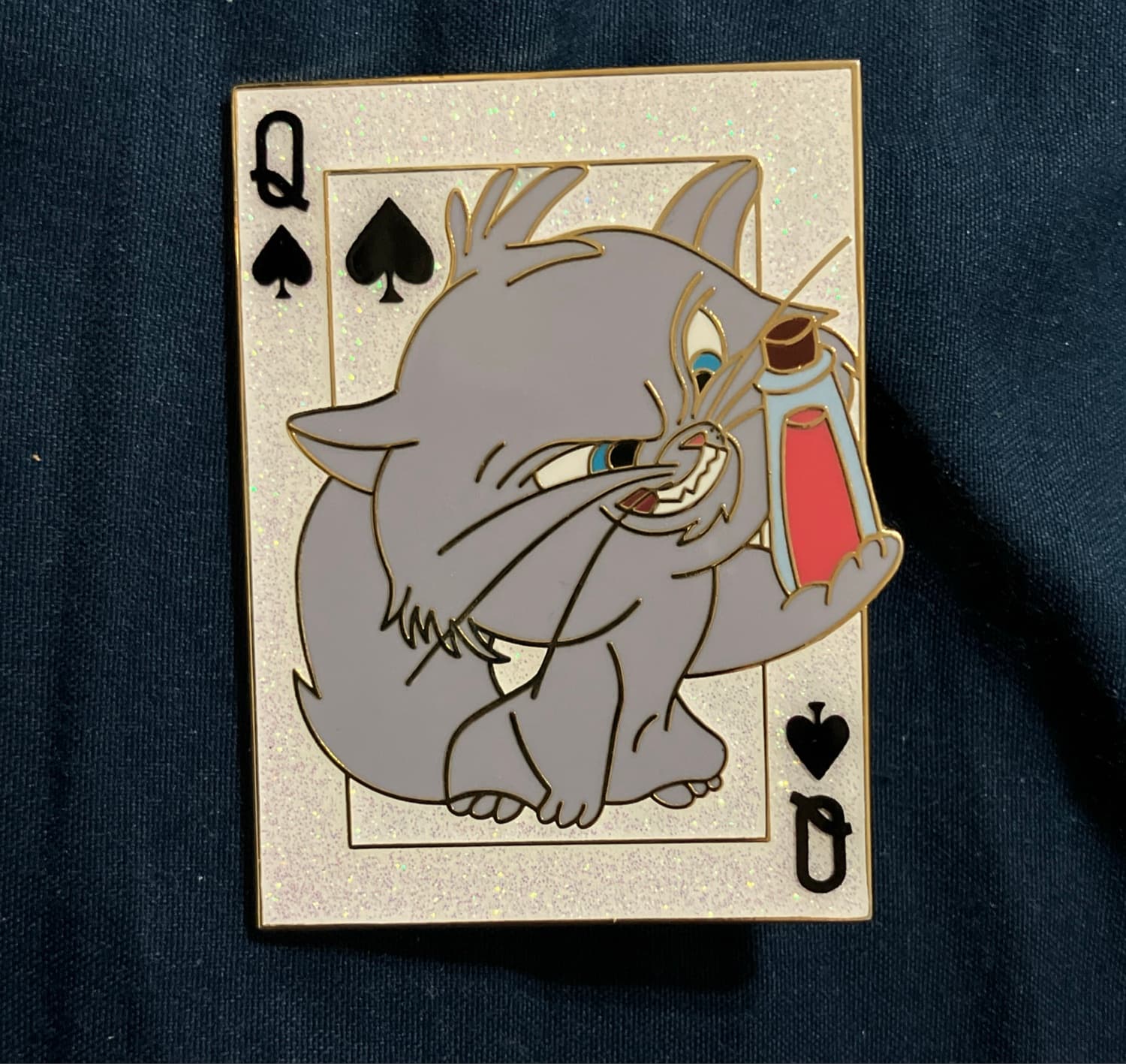 Yzma playing card series fantasy pin