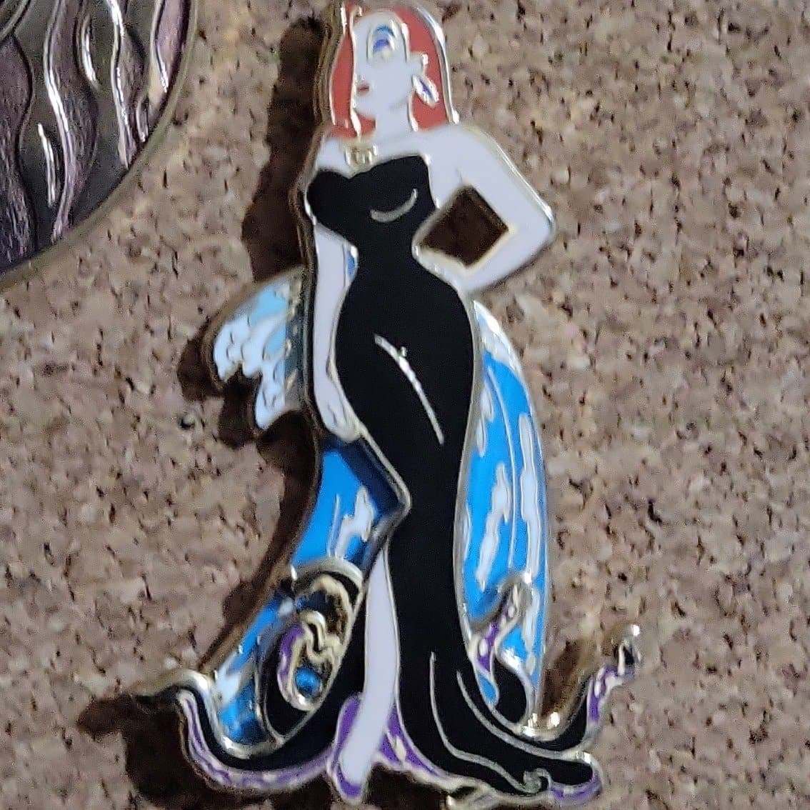 Jumbo Ursula Costumed Jessica Rabbit Pin