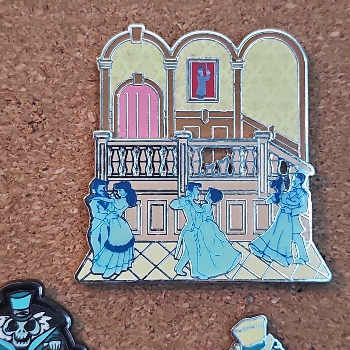 Loungefly Haunted Mansion Ghost Ballroom Couples Dance Glow in Dark Disney Pin