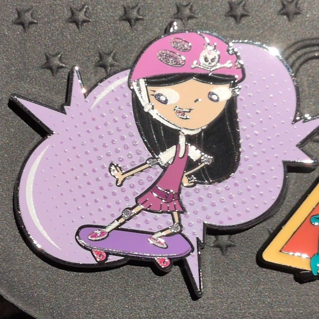 Isabella Garcia-Shapiro Phineas and Ferb Skateboard Mystery Pin