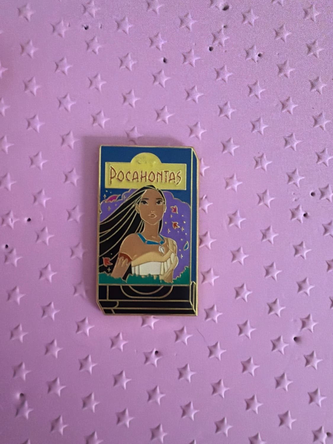 Pocahontas VHS Case Blind Box Pin