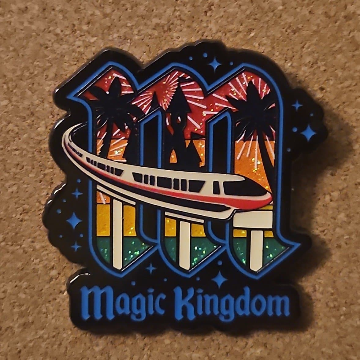 Magic Kingdom "M" with Monorail
