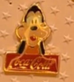 Goofy Coca Cola Walt Disney World 15th Anniversary Pin