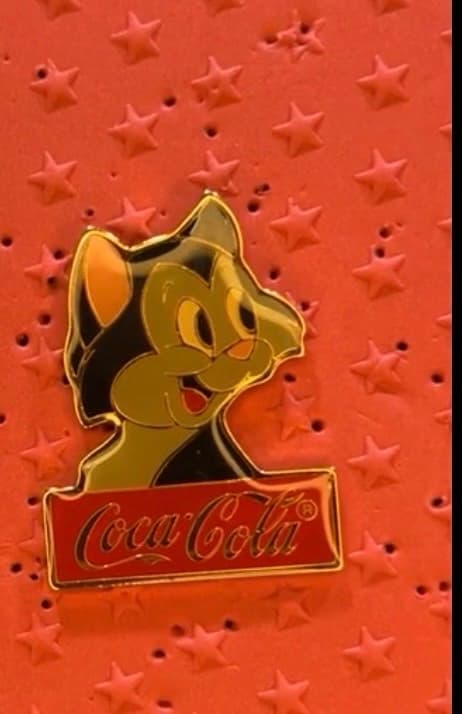 Disney Coke 15th Anniversary Figaro Pin