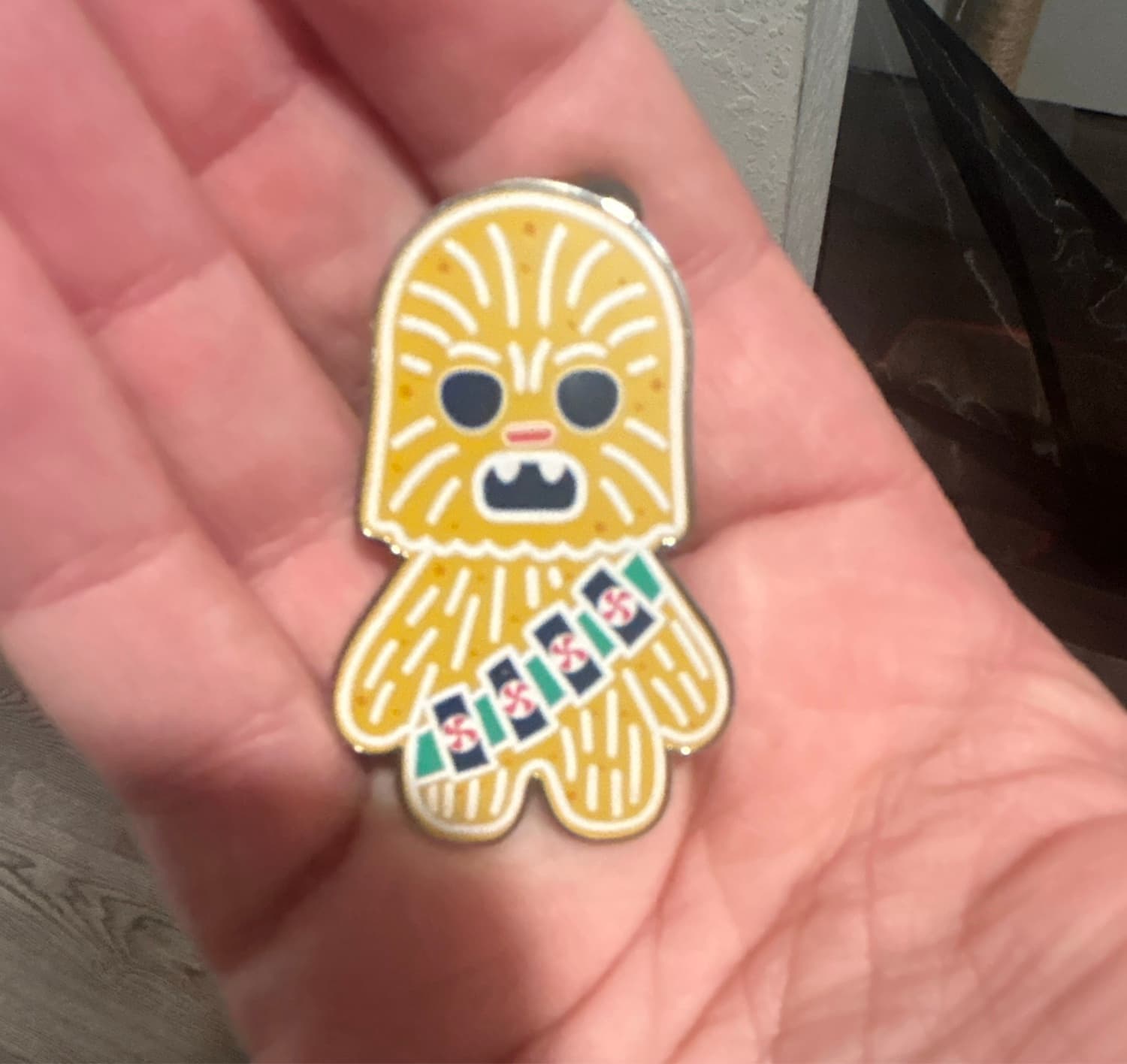 Star Wars Holiday Chewbacca Pin 2021 front