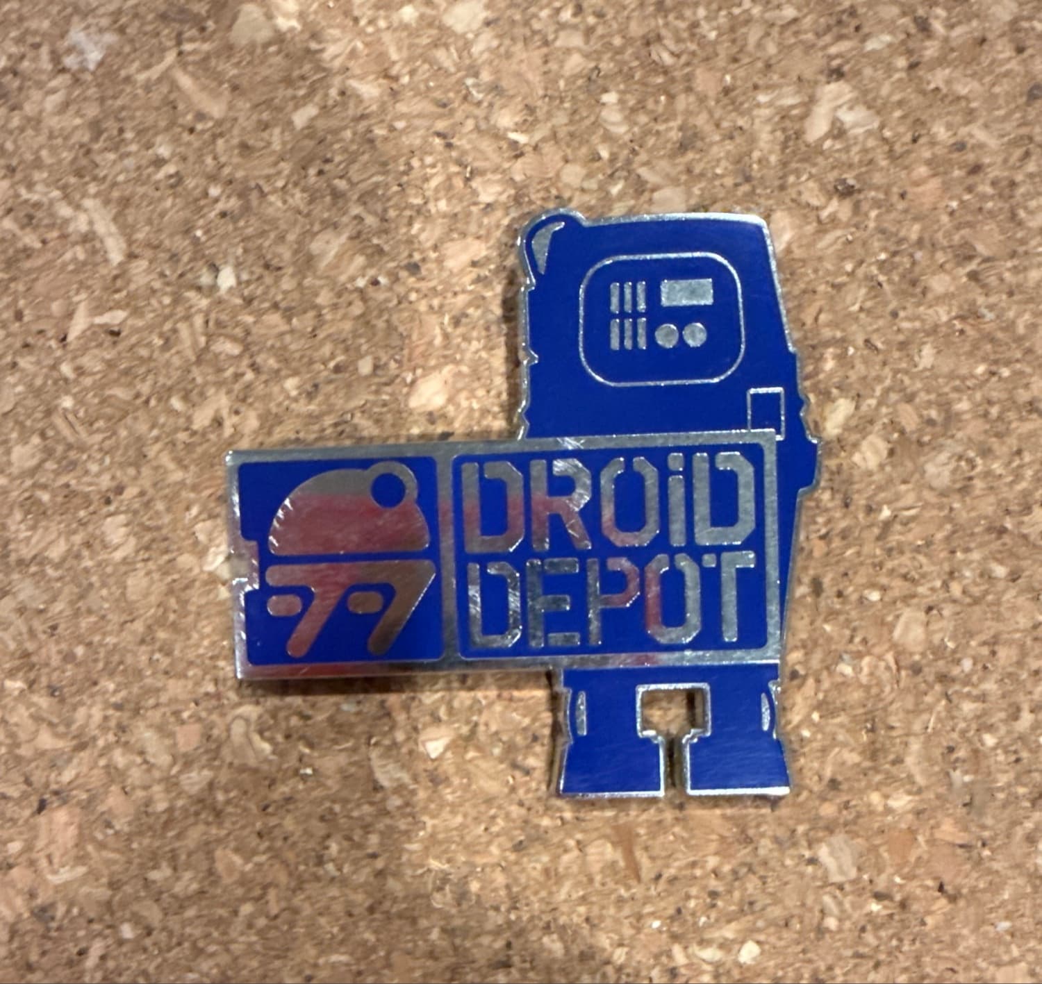 2019 Disney Parks Pins Star Wars Galaxy’s Edge DROID DEPOT Open Edition Logo Pin front
