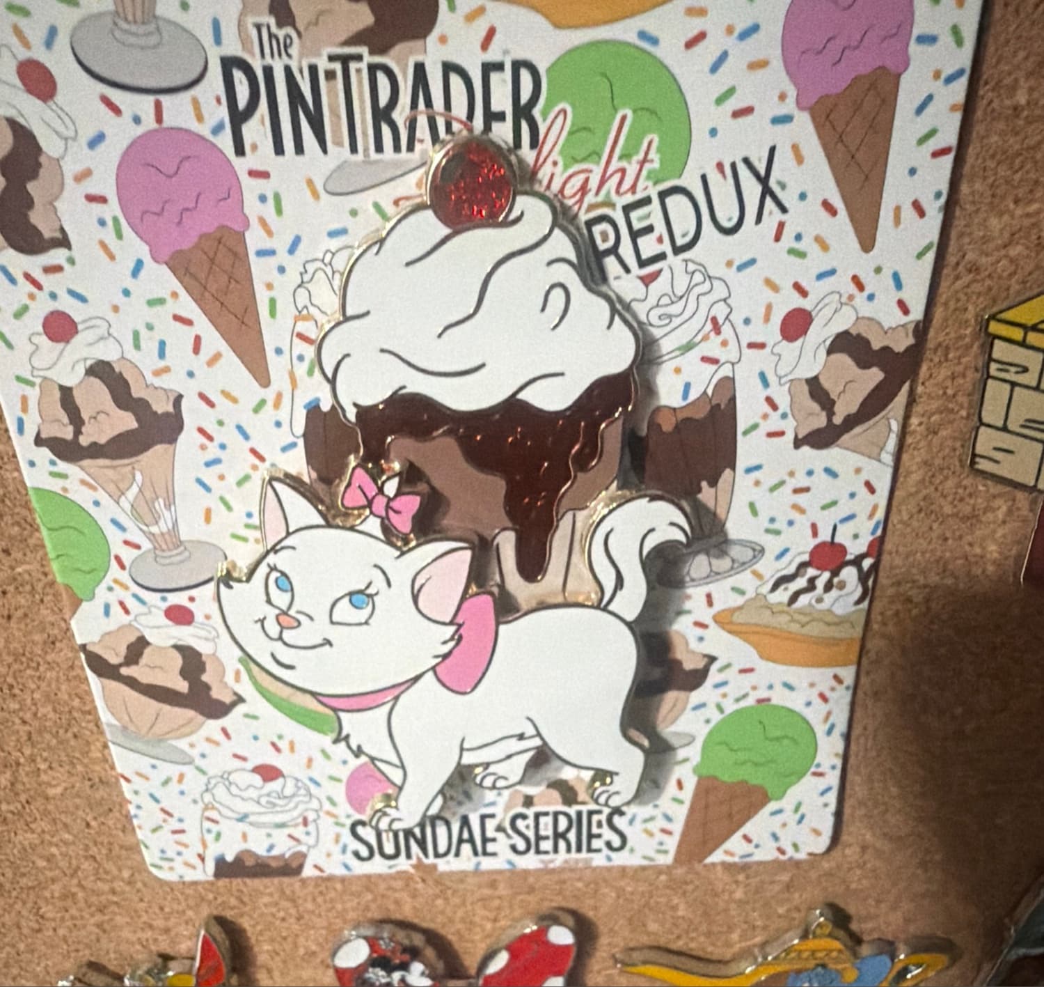 Marie (The Aristocats) Pin Trader's Delight Redux Sundae Series