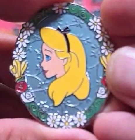 Alice in Wonderland 2016 Annual Passholder Character Cameo Pin