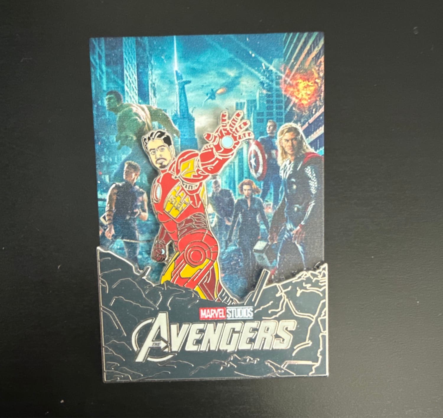 Disney 100 Decades Marvel's The Avengers Movie Poster Pin