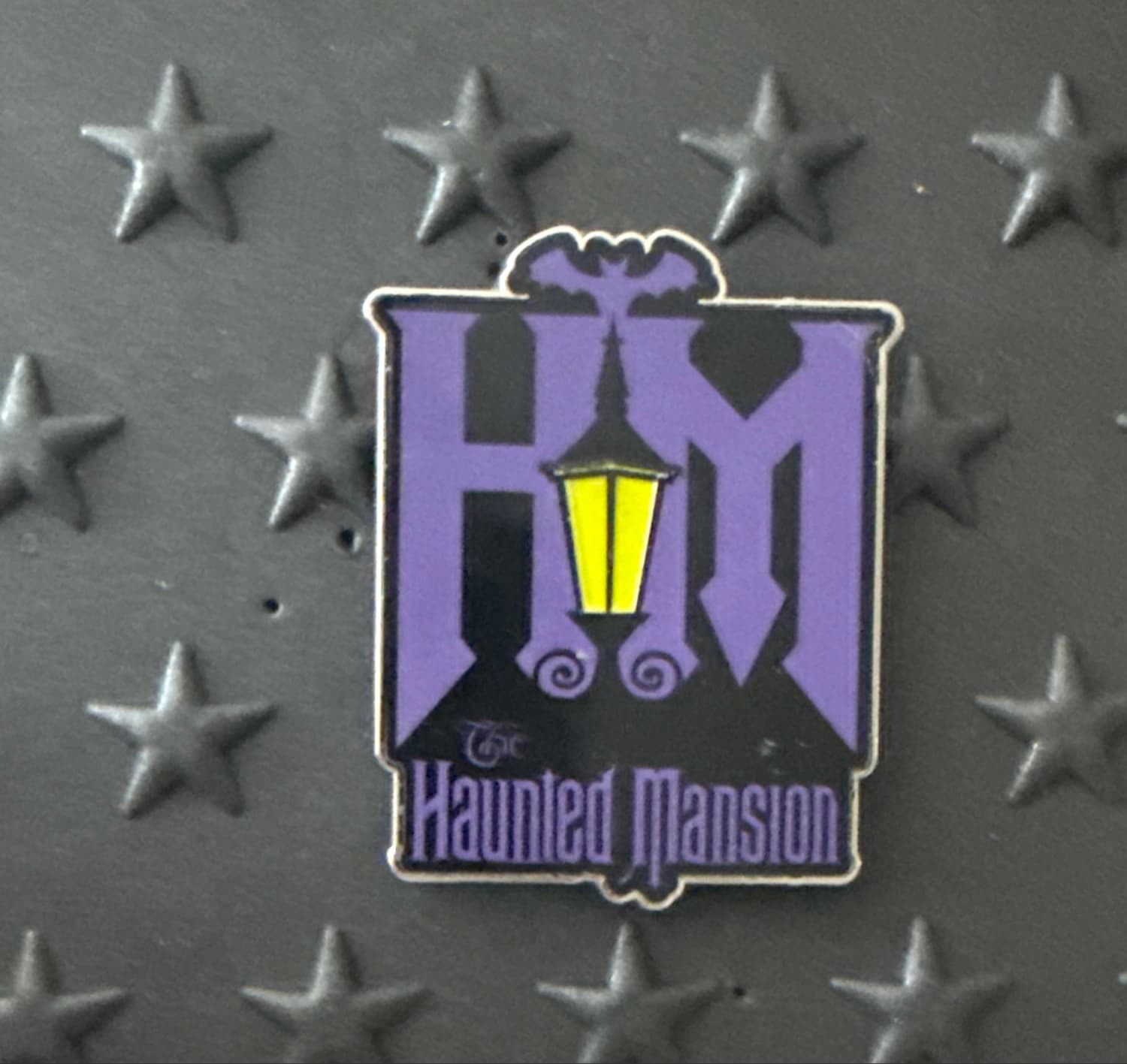 The Haunted Mansion - HM Logo with Lantern and Bat