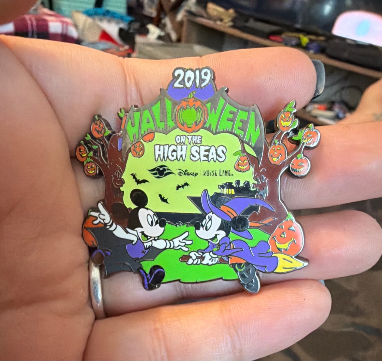 Mickey and Minnie Halloween on the High Seas 2019 Pin