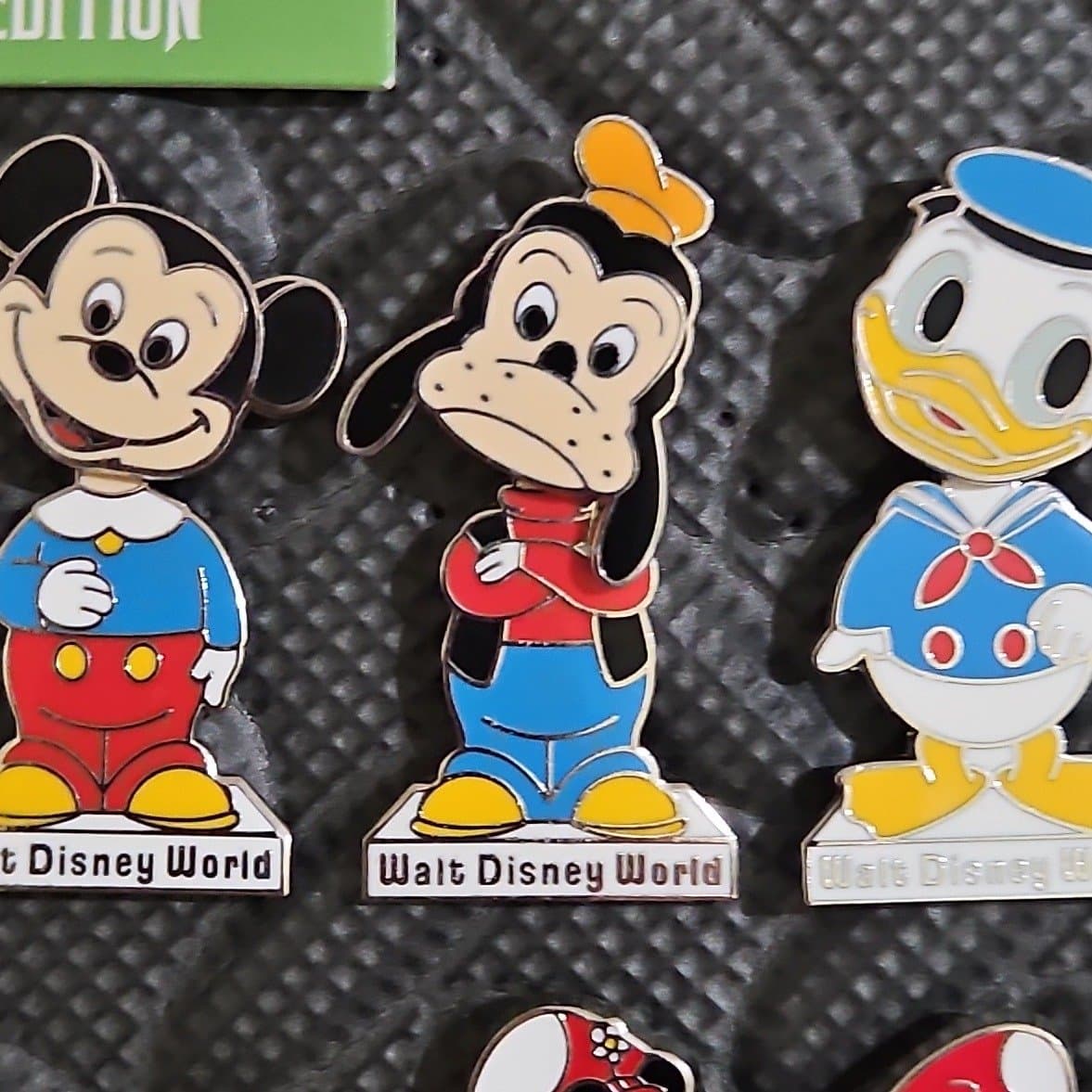 Bobblehead Pins - Mickey, Goofy, Donald