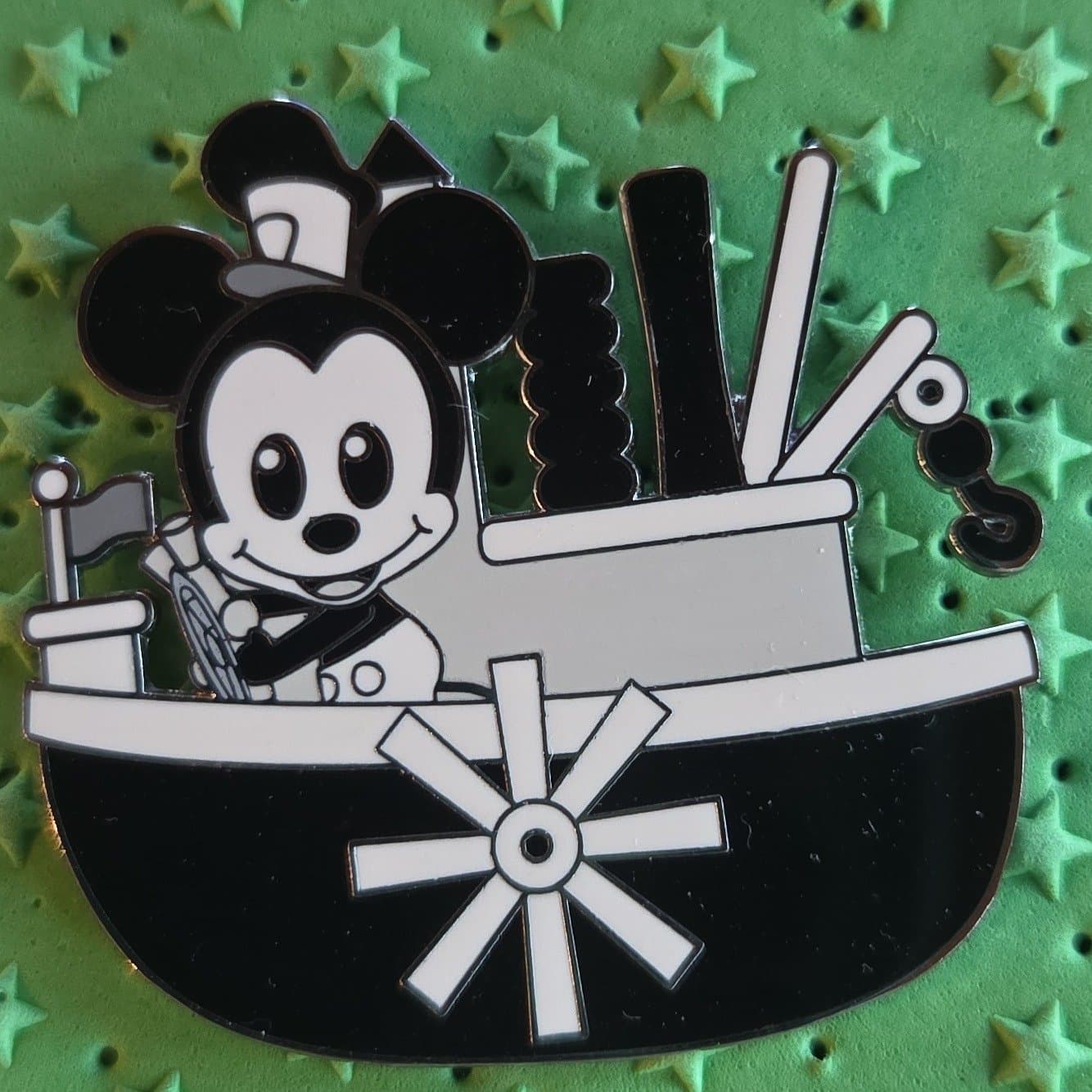 Mickey Mouse Steamboat Willie in Tug Boat Pin