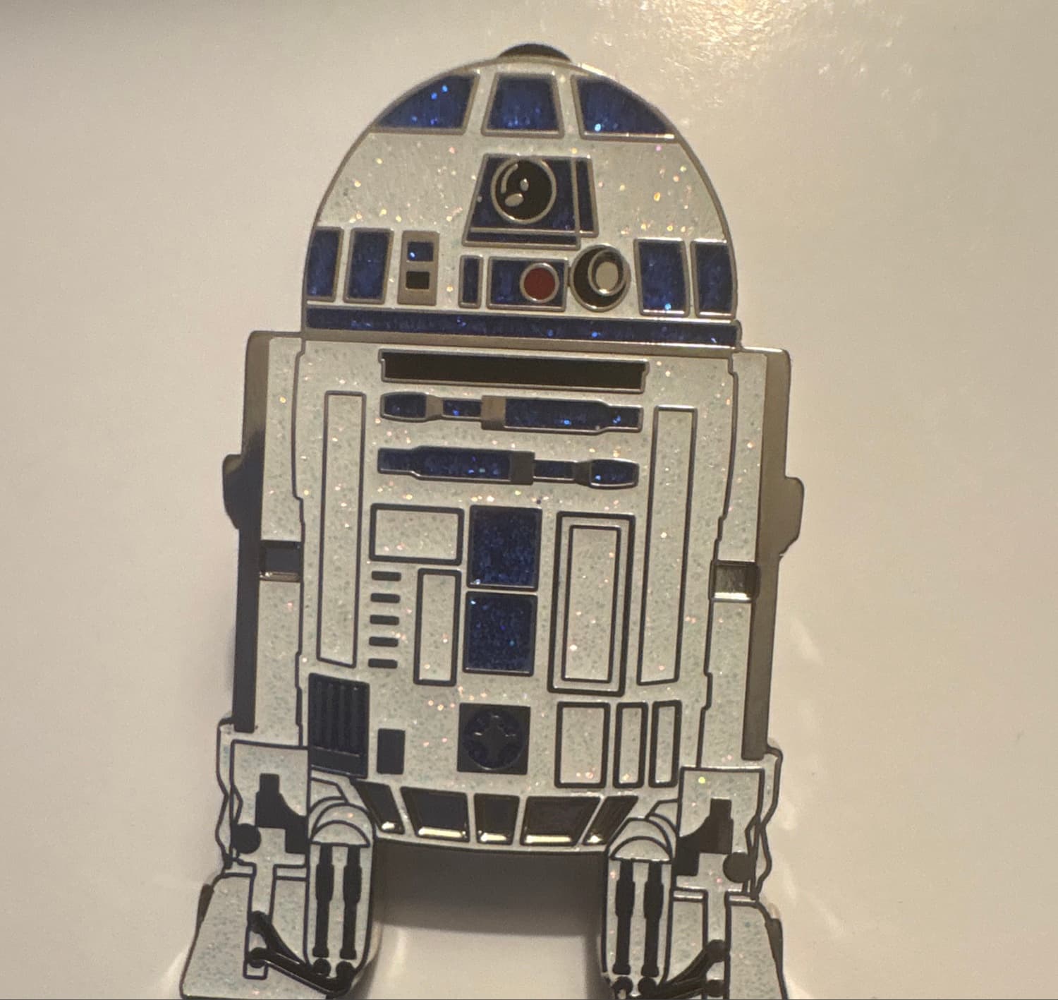 R2-D2 Glitter Pin, Star Wars front