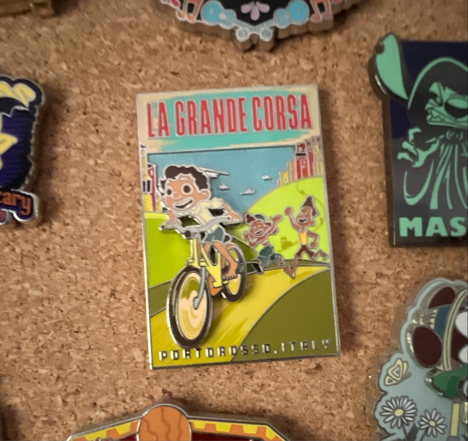 Disney Pixar Luca La Grande Corsa Portorosso Italy Pin