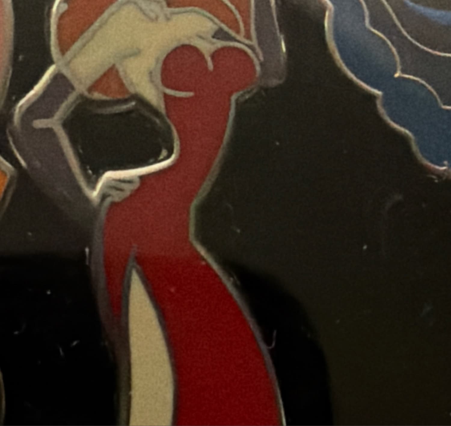 Jessica Rabbit Hands on Hips Red Dress Pin