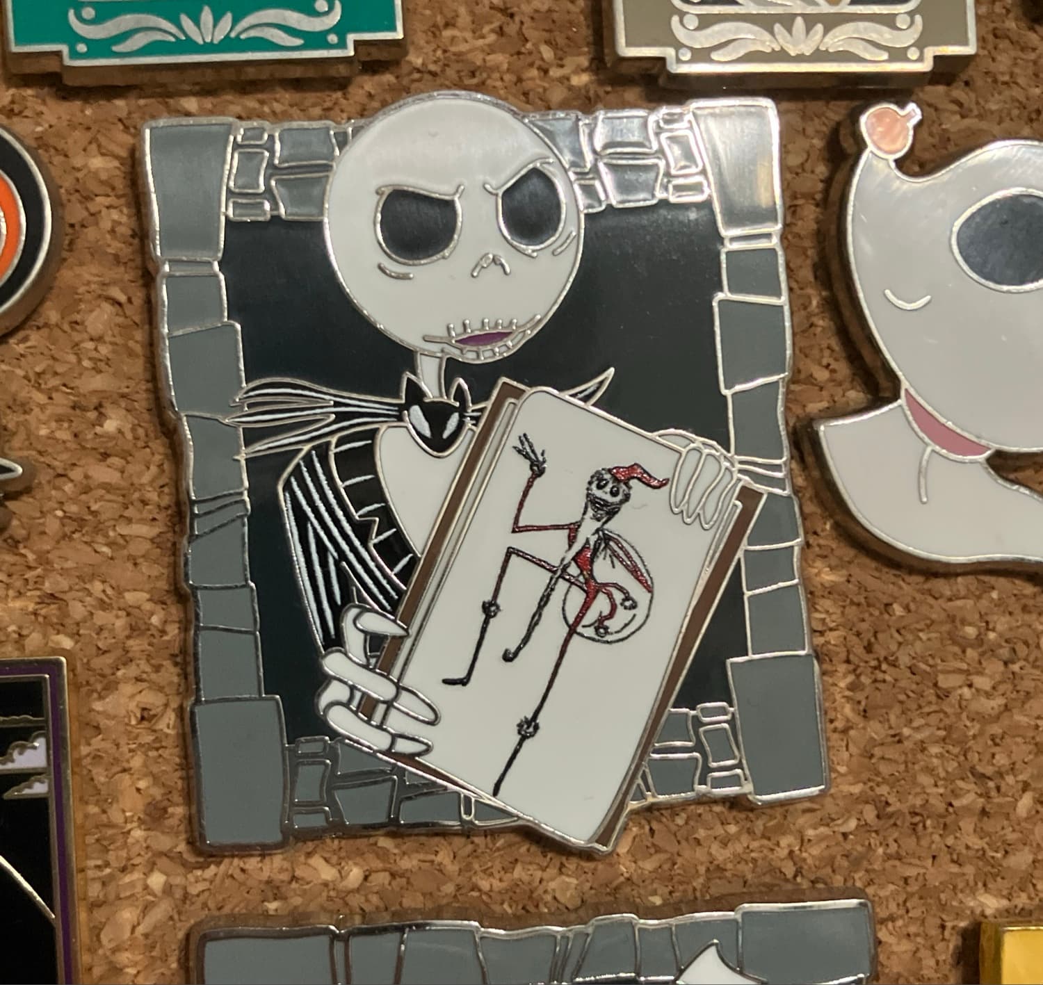 Jack Skellington A Drawing Santa Jack Nightmare Christmas Disney Pin