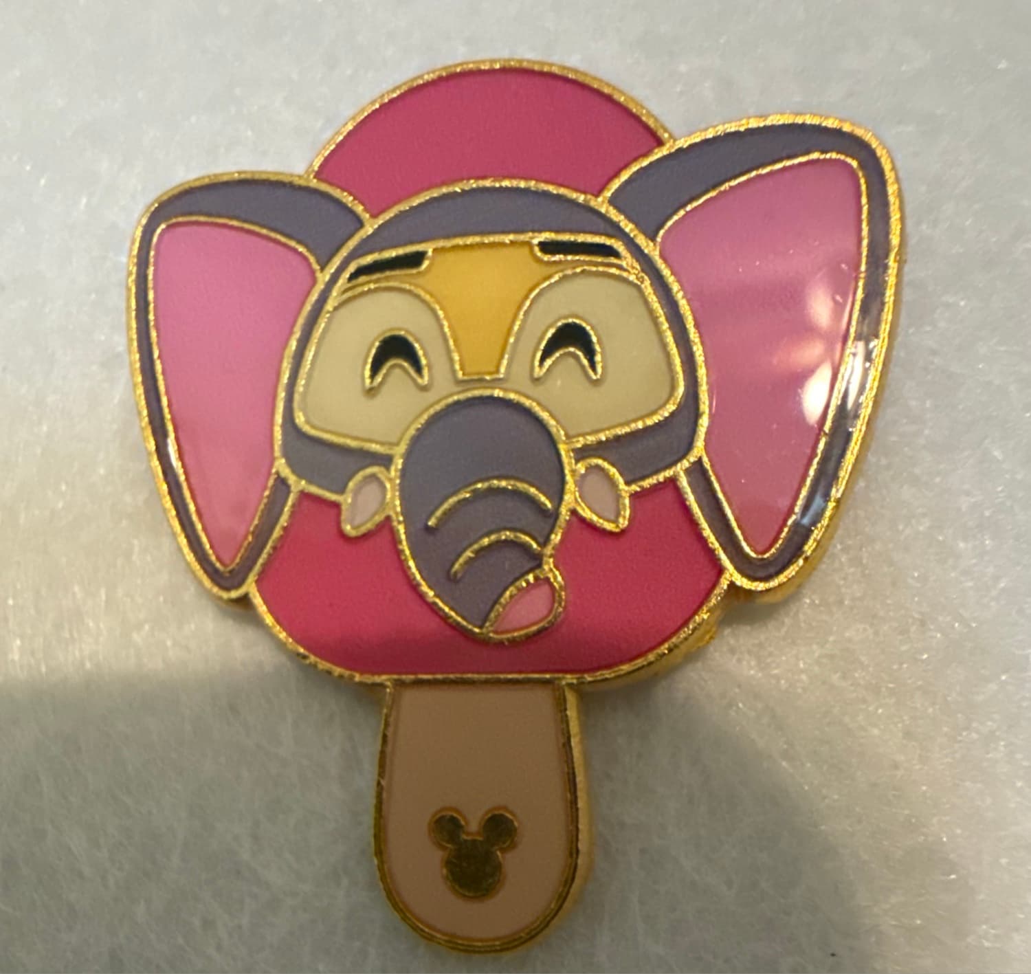 Disneyland Shanghai Hidden Disney Zootopia Pin 2024 Finnick As Elephant Popsicle