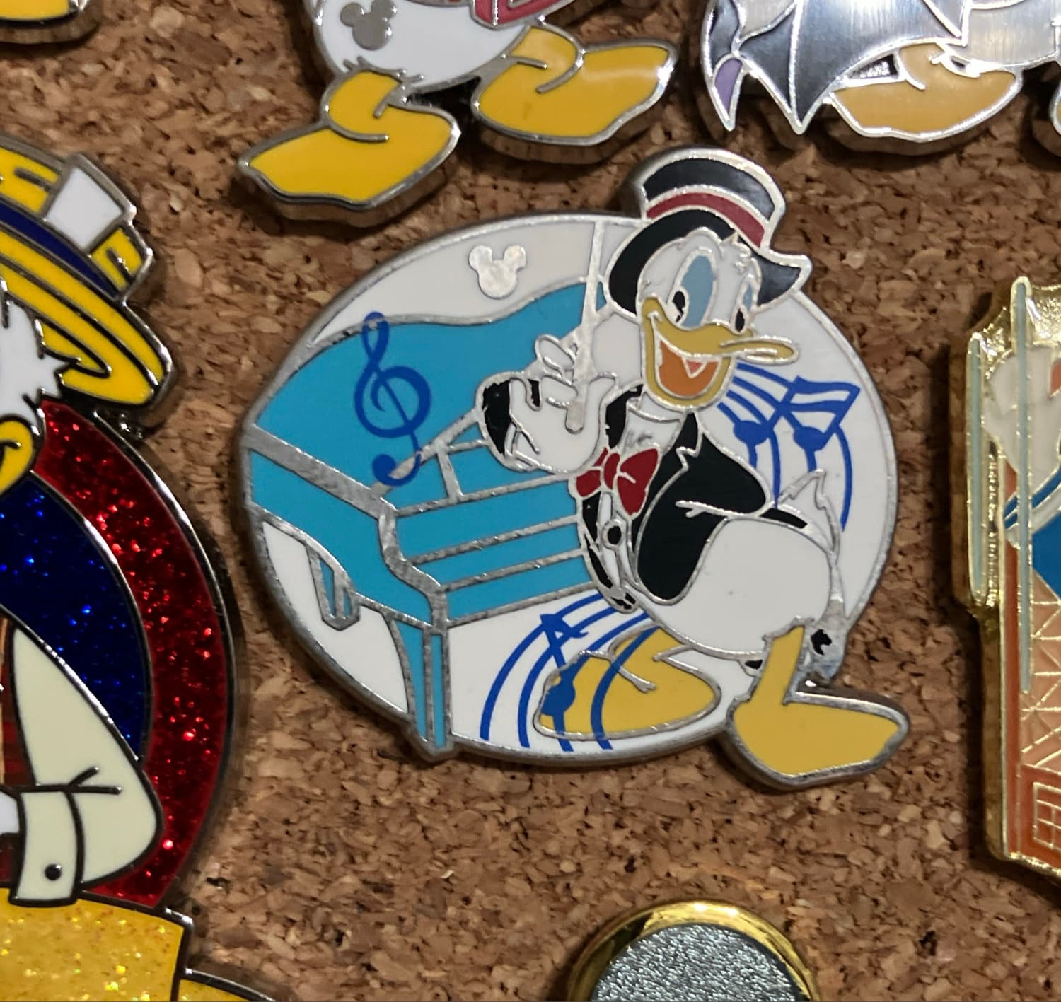 Donald Duck Musicians Hidden Mickey Pin