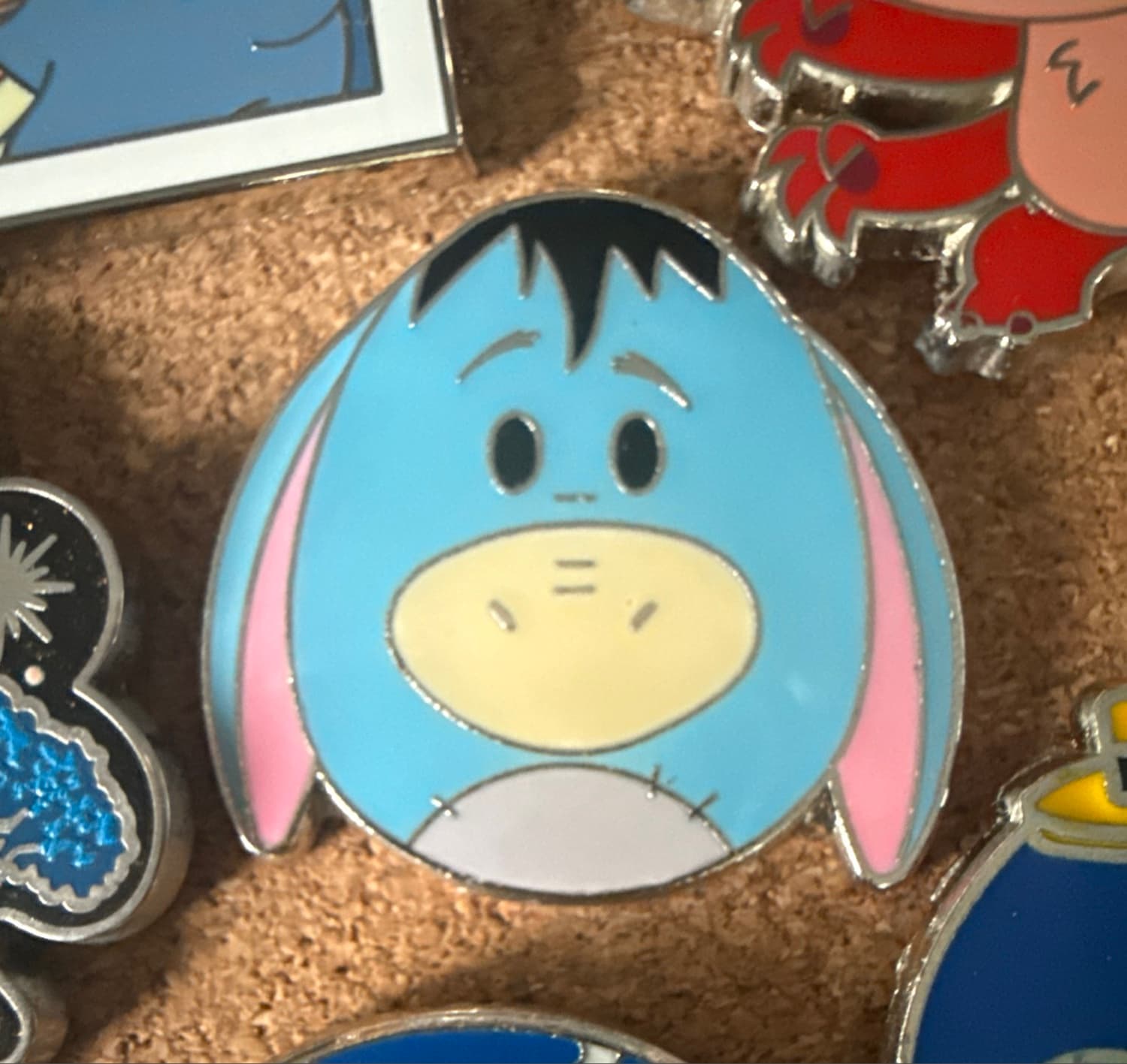 Eeyore Easter Egg Mystery Winnie the Pooh Pin front
