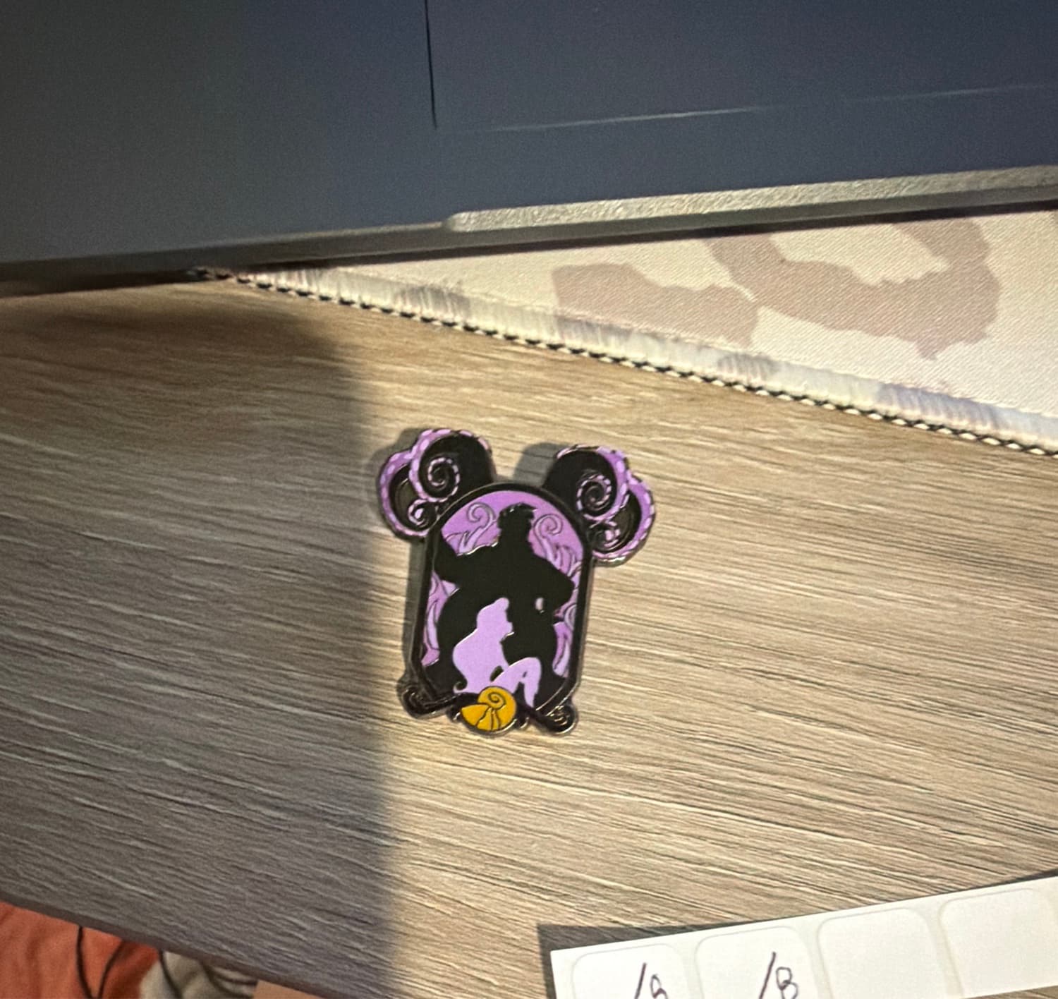 Loungefly Disney Silhouette Ursula & Ariel Enamel Pin