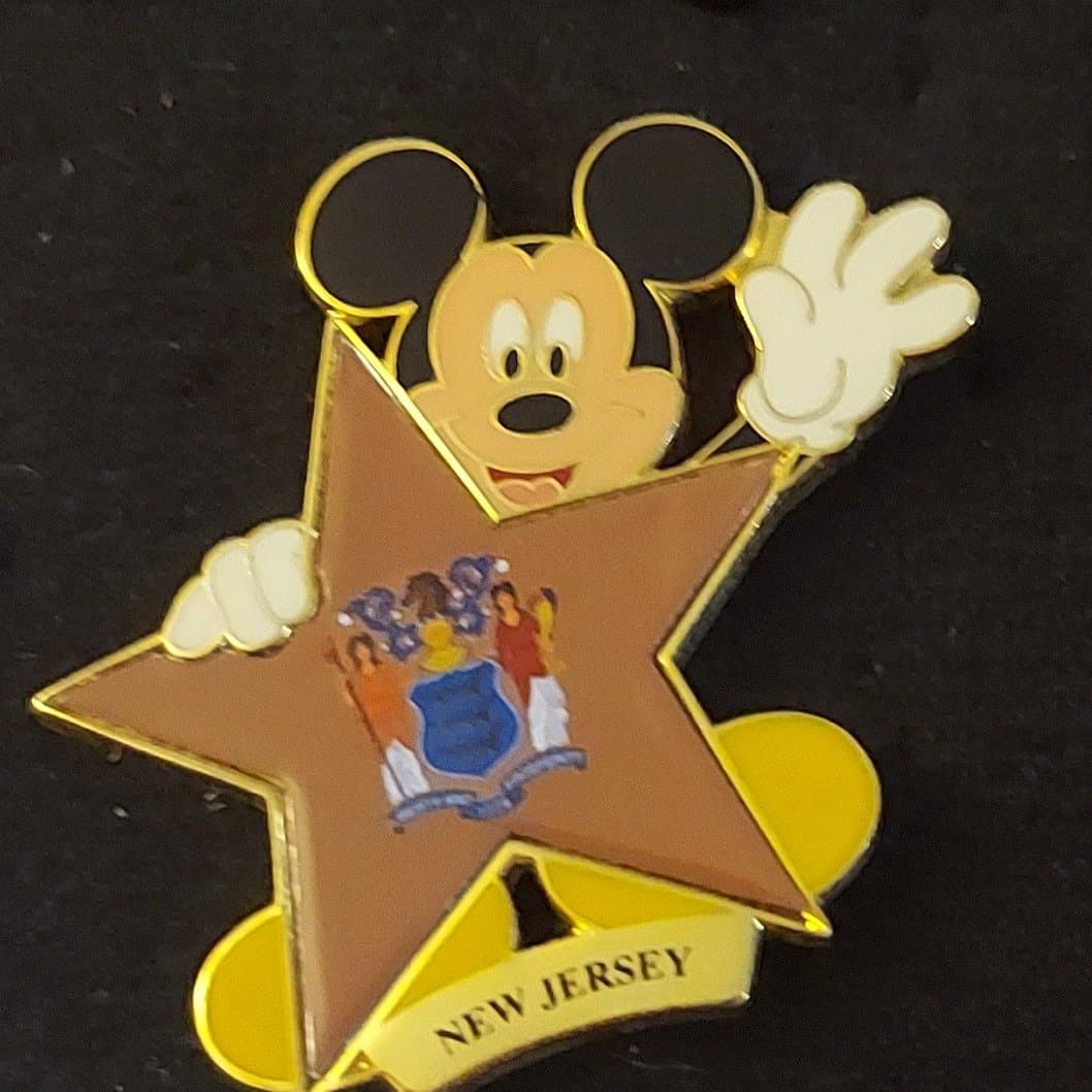 Mickey State Pin - New Jersey
