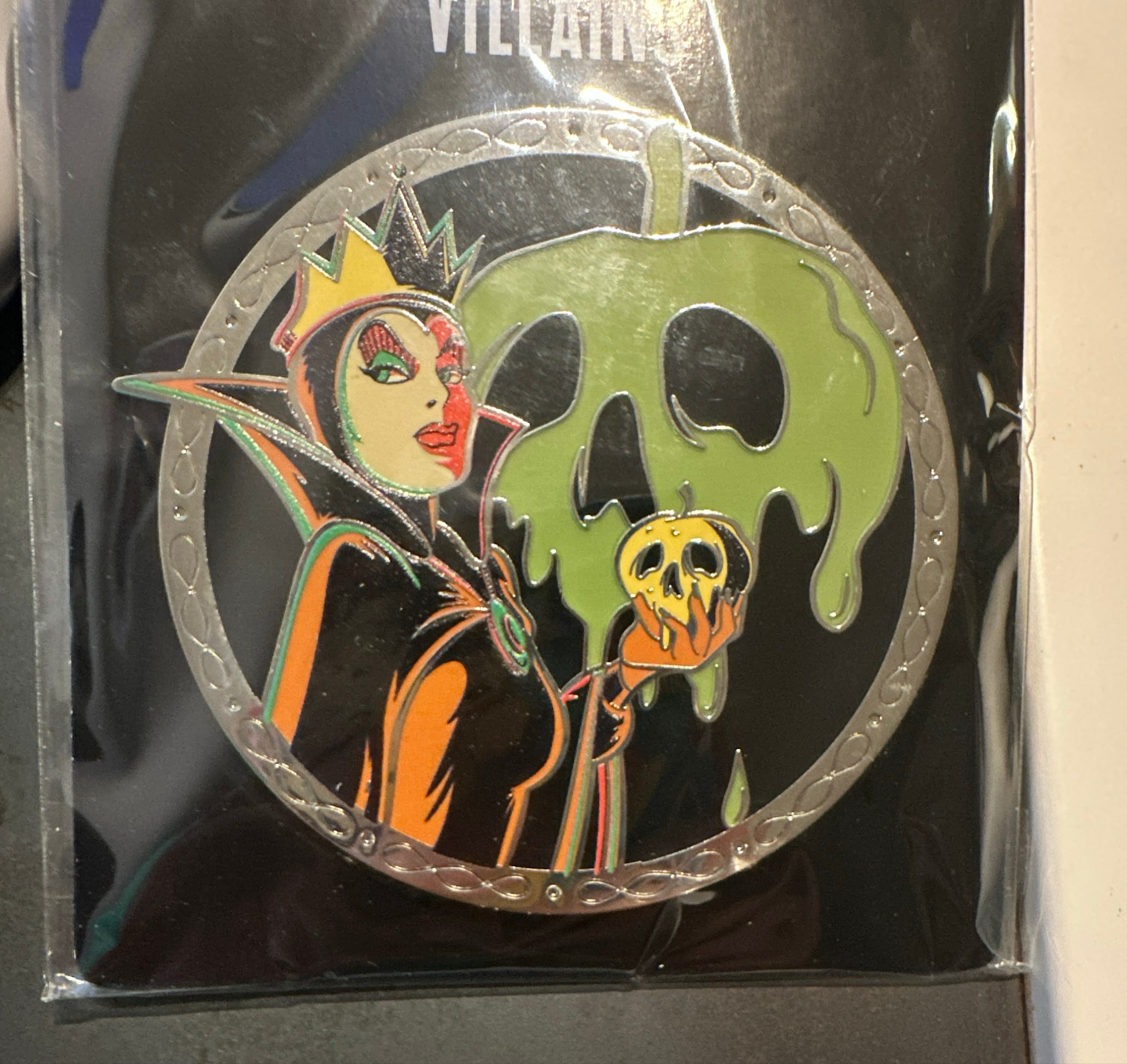 Evil Queen Poison Apple Villains Collectible Pin