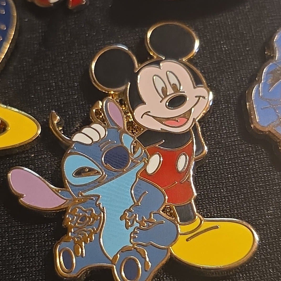 Mickey Mouse and Stitch Pin