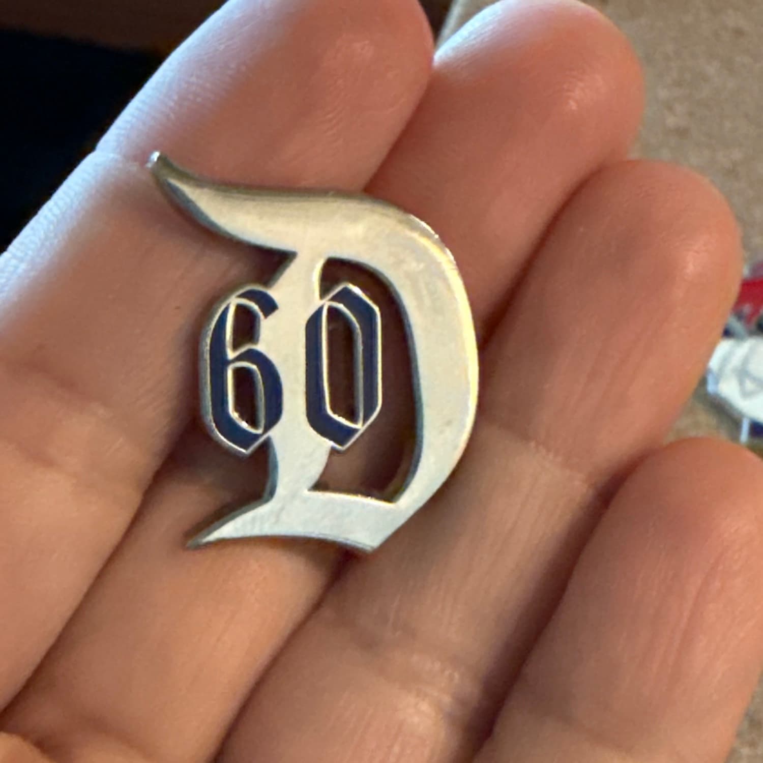 Disneyland 60th Anniversary Logo Pin