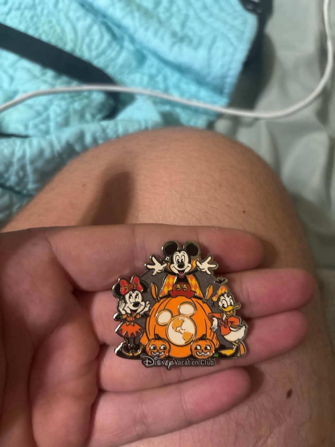 Disney Vacation Club Halloween Mickey, Minnie & Donald Pin