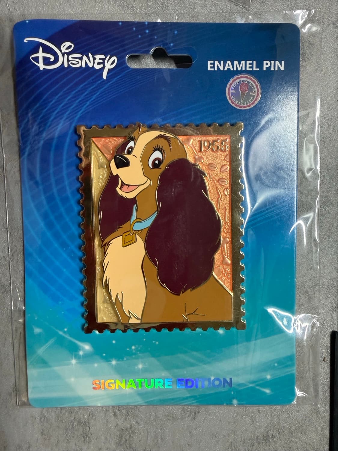 Lady - Postage Stamp Series - Lady and the Tramp front